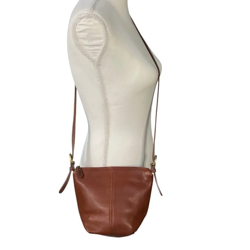 Vintage Coach MacDougal Tan Leather Crossbody 4130